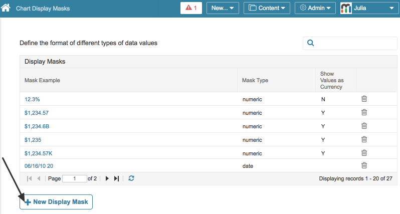 Create a Display mask