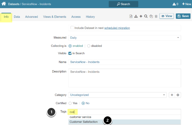 Alternatively, you can both create or add existing Topics in the element Editor