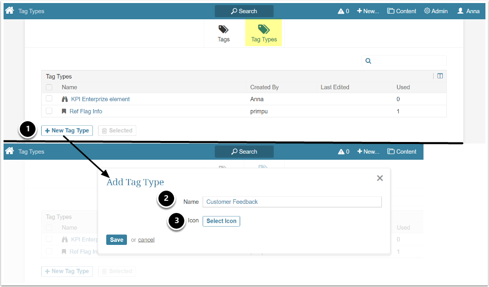 Tag Types - Google Chrome