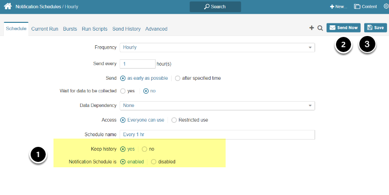 Notification Schedule - Google Chrome