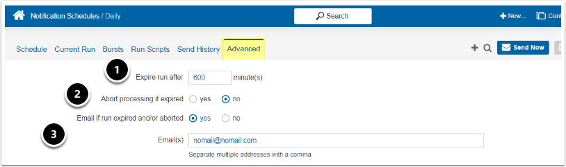 Notification Schedule - Google Chrome