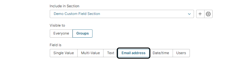 Custom Field - Google Chrome
