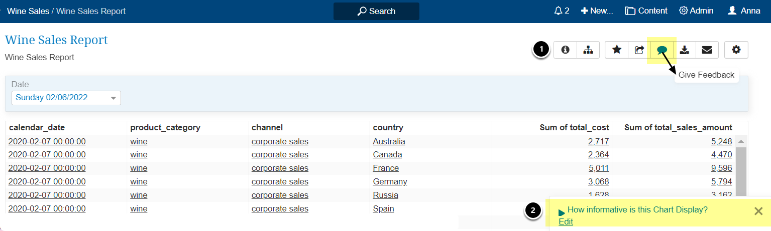 Report: Wine Sales Report - Google Chrome