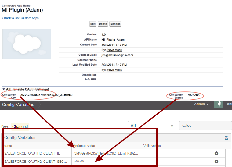 Client ID and Client Secret