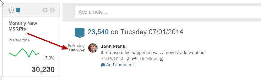 Stop following a Person