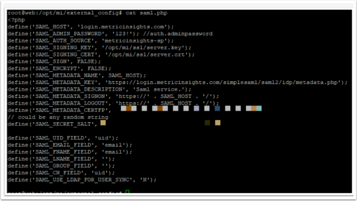 SAML Single Sign-On (SSO) | Controlling Access to Metric Insights | Help & Documentation - Google Chrome