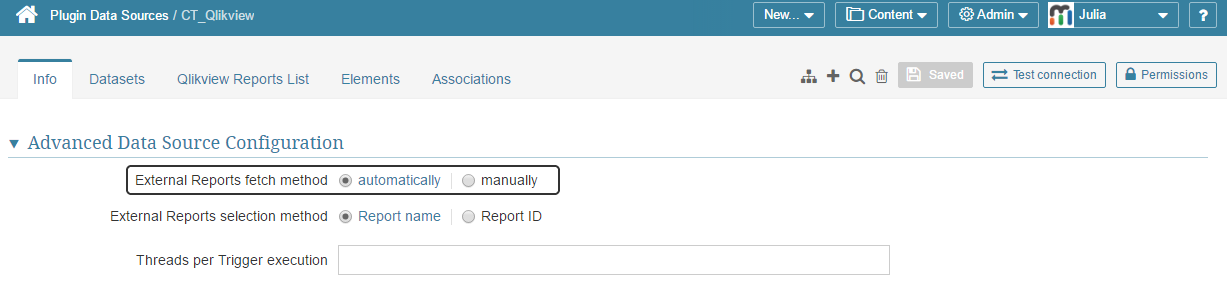 Update the list of QlikView Reports