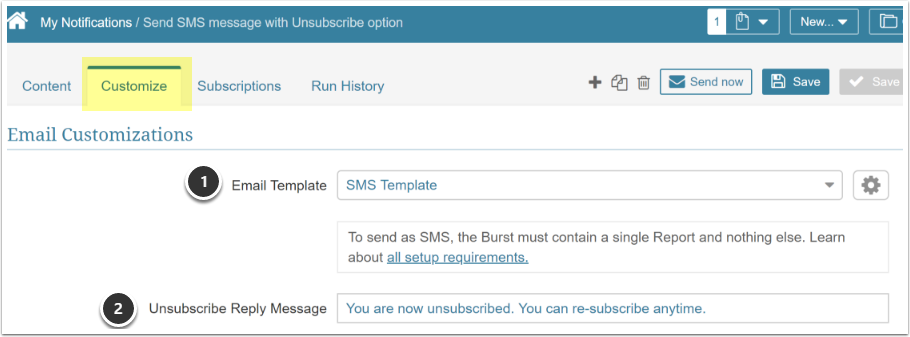 My Notification: Send SMS message with Unsubscribe option - Google Chrome