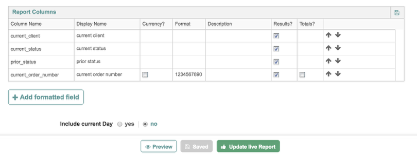 Format Columns (Optional)
